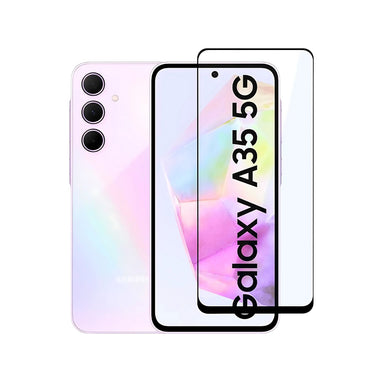 Tempered Glass Screen Protector for Samsung Galaxy A35 5G | Full HD Clarity | Edge-to-Edge Coverage | Easy Installation Kit